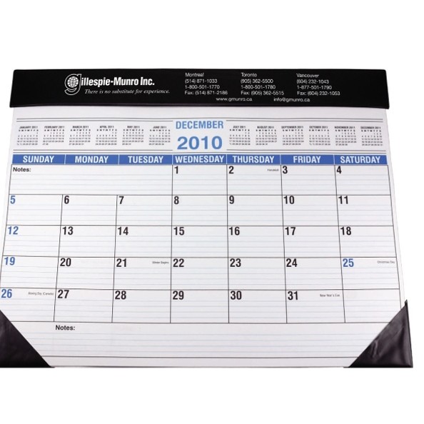 desk calendar