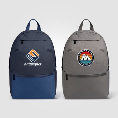 City Pack - 600D RPET Commuter Backpack - Heat Transfer