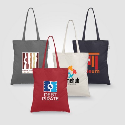 Geo - 5 oz. Recycled Cotton Tote Bag - Heat Transfer