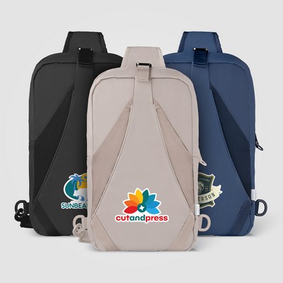 Coastal Threads™ Repreve® Dual Carry Sling Bag - 2.4 gal - Heat Transfer