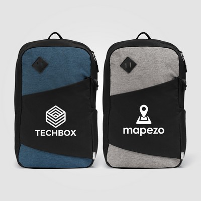 Techpack - 300D rPET Commuter Backpack - Silkscreen